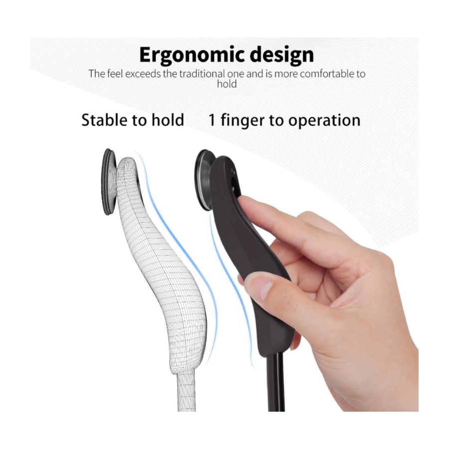 Digital Medical Bluetooth Electronic Stethoscope - Wine Red