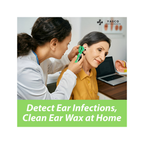Fiber Optic Pocket Otoscope Set | Green