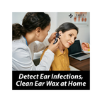 Fiber Optic Pocket Otoscope Set | Black
