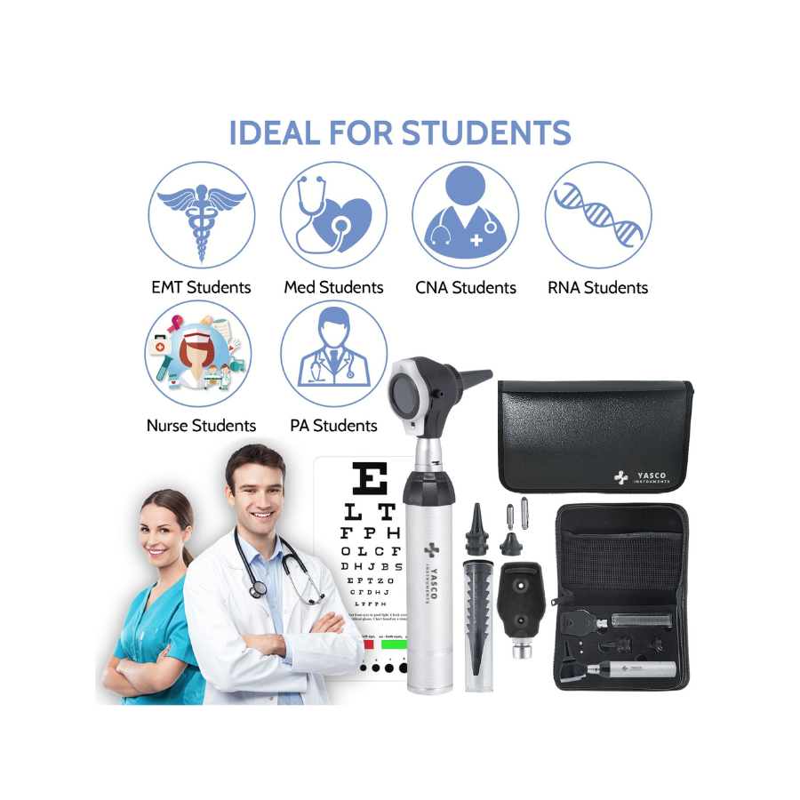 Standard EENT Diagnostic Set | Otoscope & Ophthalmoscope