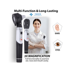 Fiber Optic EENT Diagnostic Set | Mini Otoscope & Ophthalmoscope