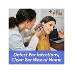 Fiber Optic Pocket Otoscope Set | Navy Blue