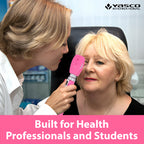 Fiber Optic Mini Ophthalmoscope & Otoscope Set -  Rose Pink