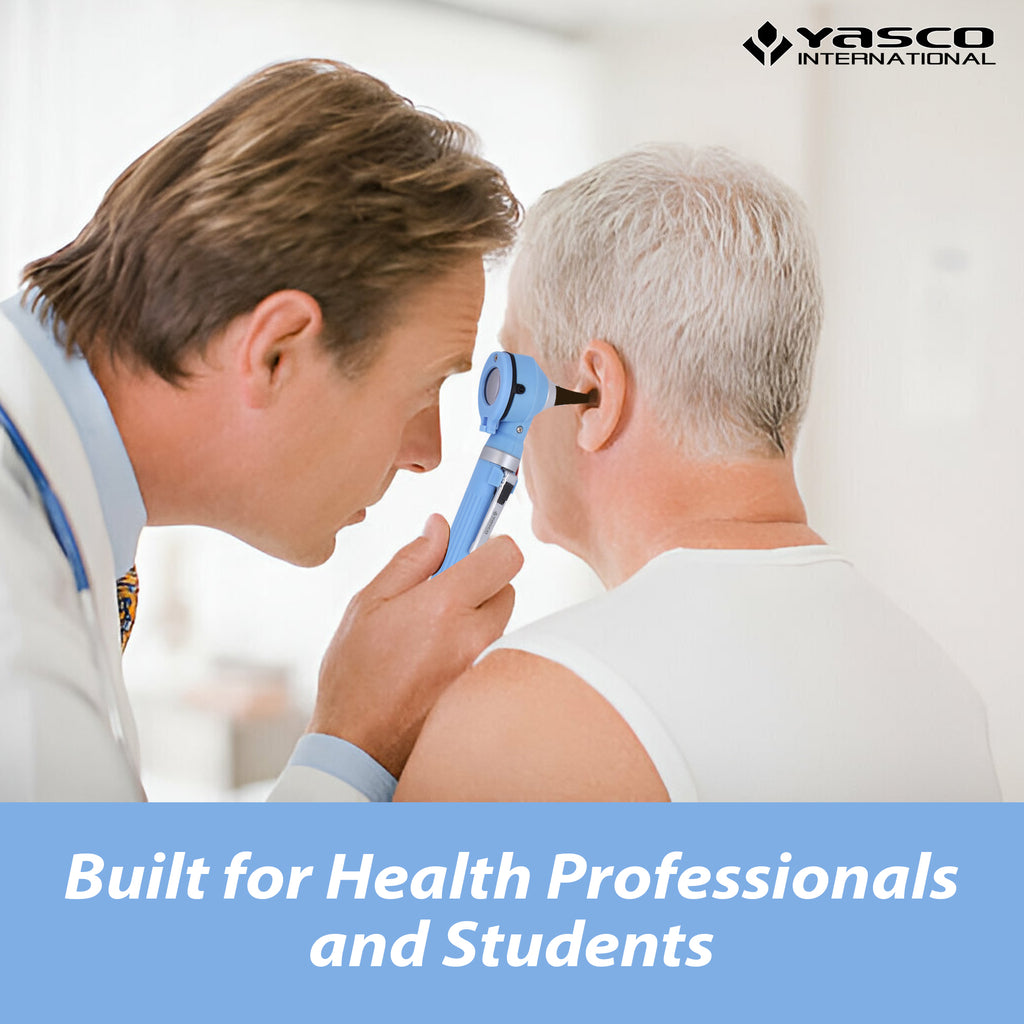 Fiber Optic Mini Otoscope Set - Ceil Blue