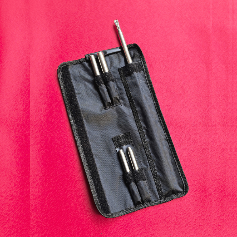 Burgess Set New with Round Head Elevators