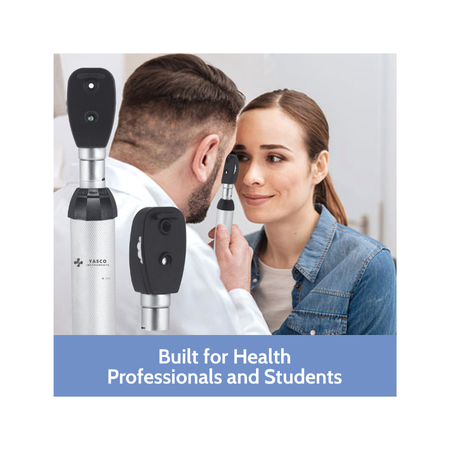 2.5V EENT Diagnostic Set | Otoscope & Ophthalmoscope