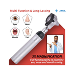 Professional Fiber Optic Otoscope & Ophthalmoscope Diagnostic Set