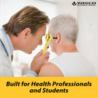 Fiber Optic Mini Otoscope Set - Yellow