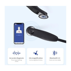 Digital Medical Bluetooth Electronic Stethoscope - Purple