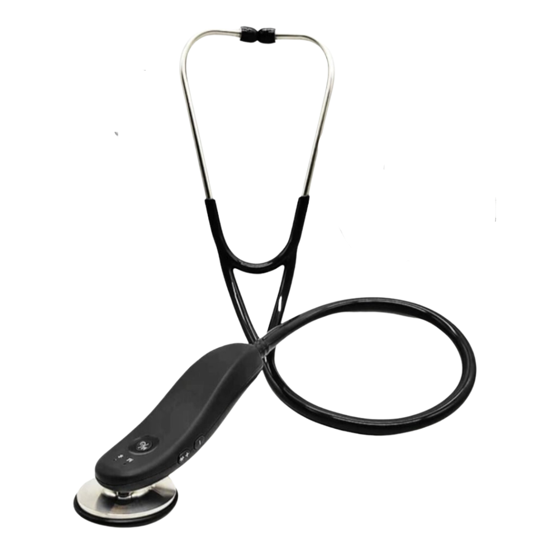 Digital Medical Bluetooth Electronic Stethoscope - Black Main image