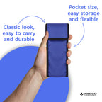 Fiber Optic Mini Otoscope Set - Navy Blue