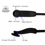 Digital Medical Bluetooth Electronic Stethoscope - Black